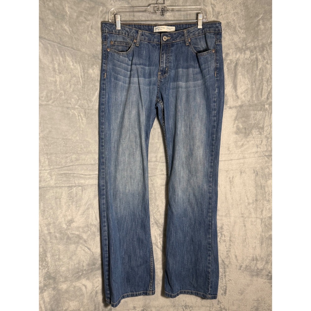 Canyon River Blues Womens Modern Fit Bootcut Jeans Blue Denim Size 10 Stretch